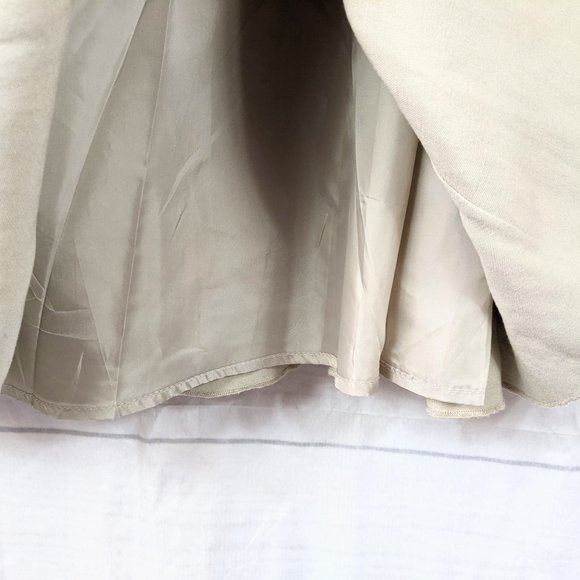 Calvin Klein Women's Tan Linen Blend Lined Dress - Picture 4 of 9